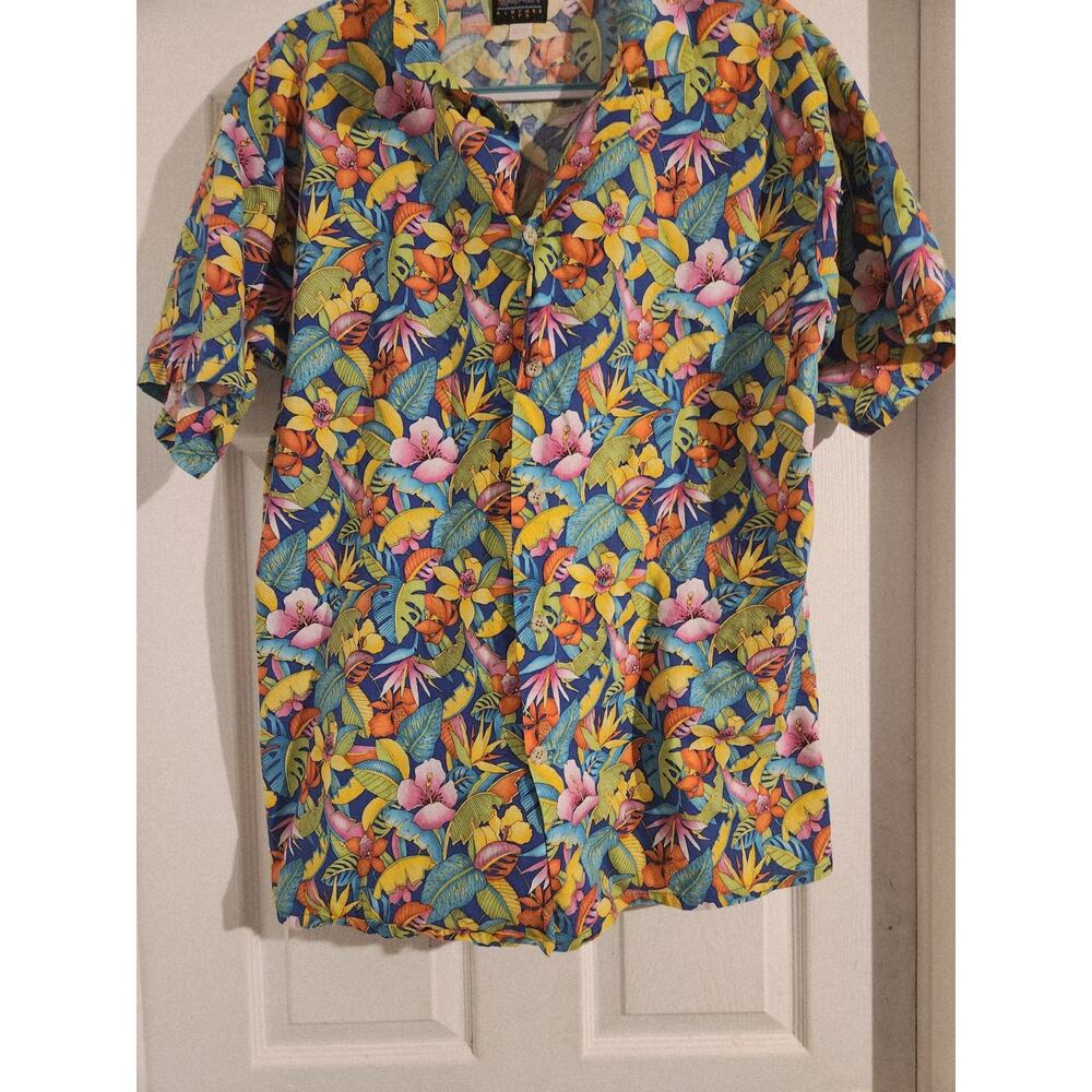 Krazy Klothes Mens Flowery Shirt L